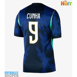 Billiga Brasilien Matheus Cunha #9 Bortatröja VM 2026 Kortärmad